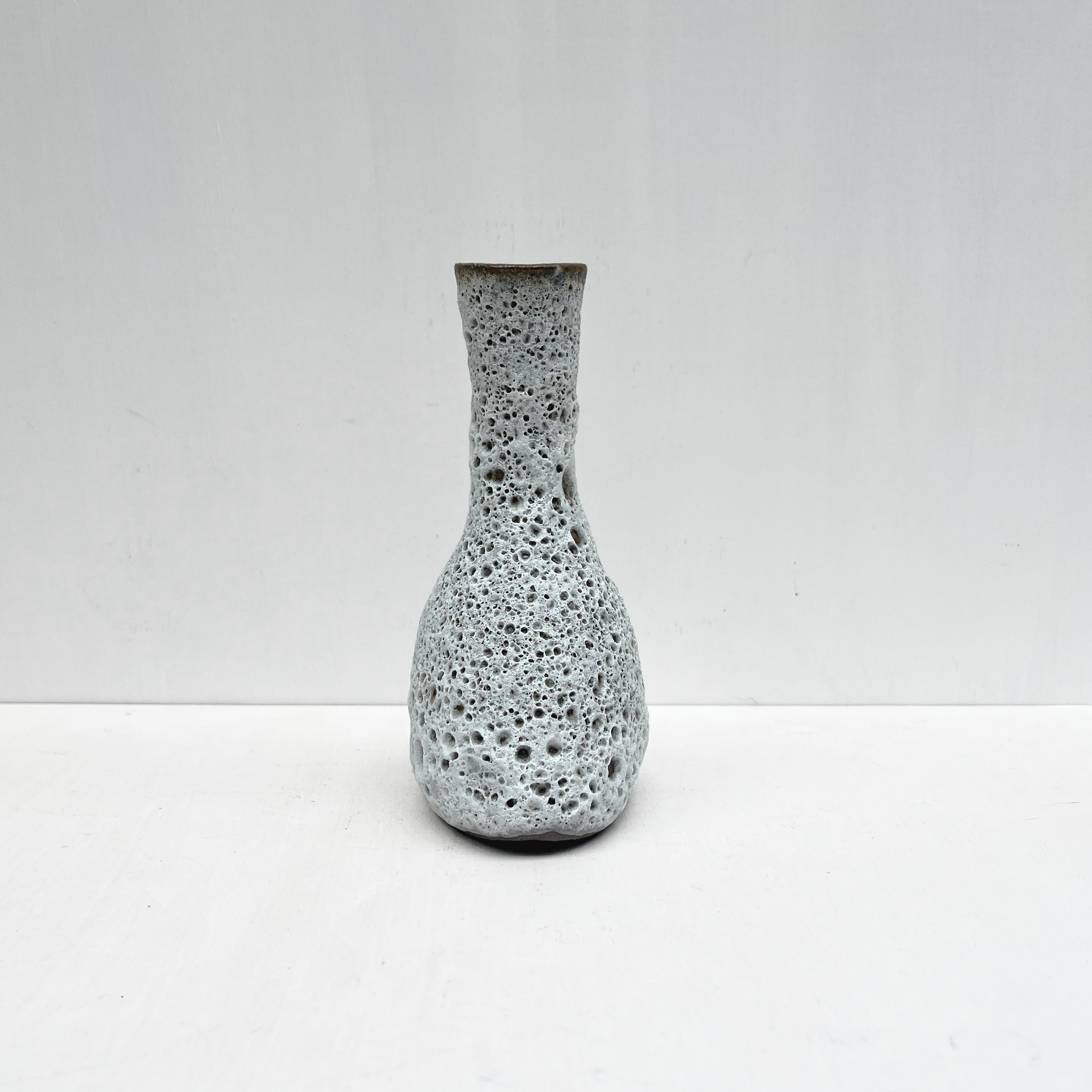 Triangular Vase, White