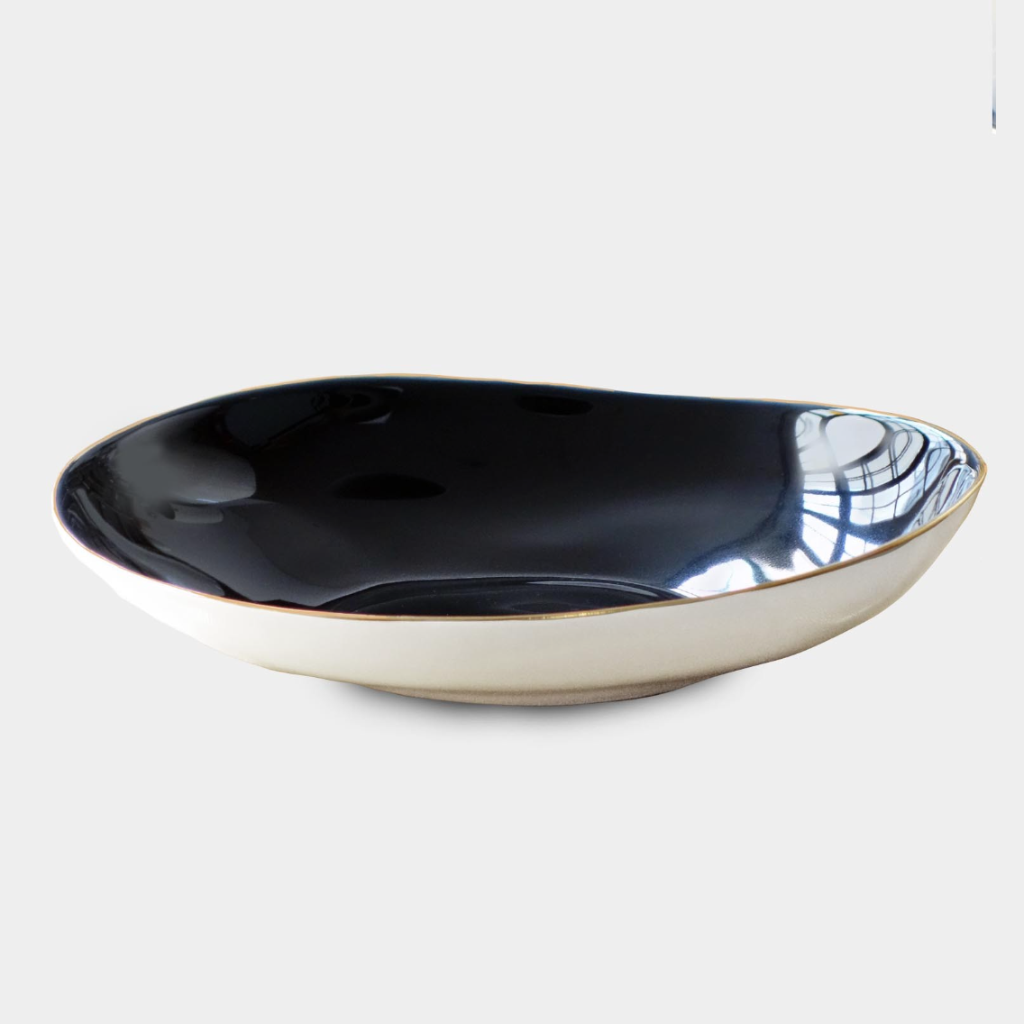 Indigo Hollow Serving Bowl