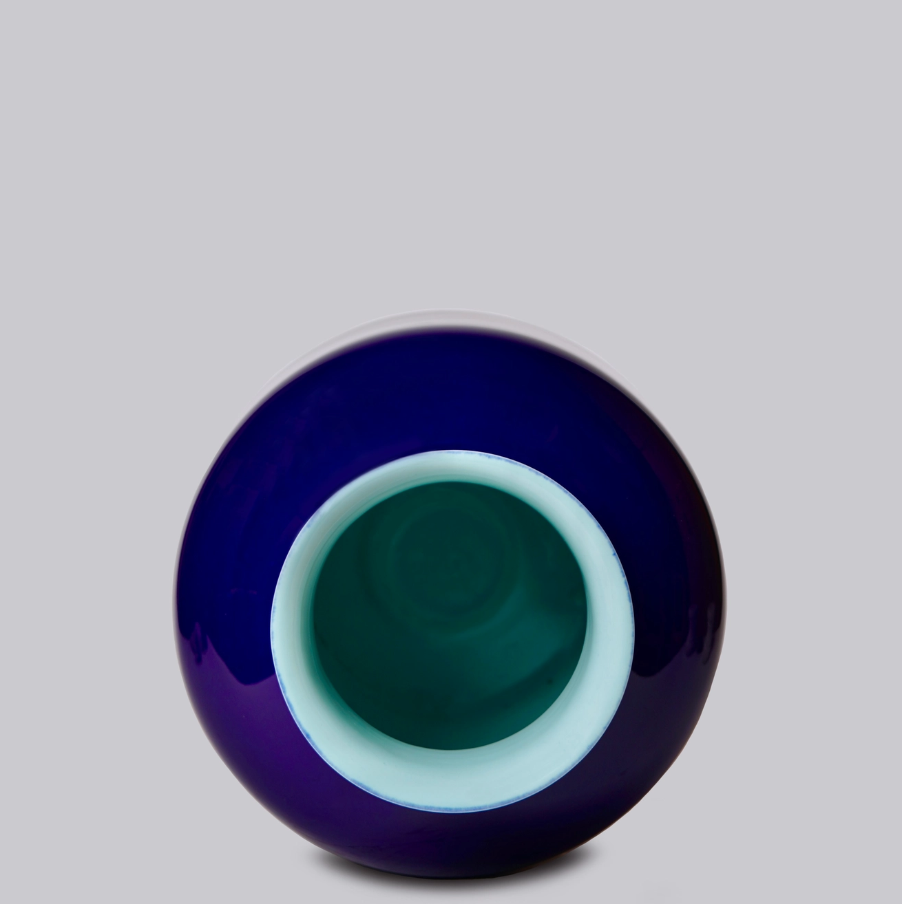 Large Monk Porcelain Vase