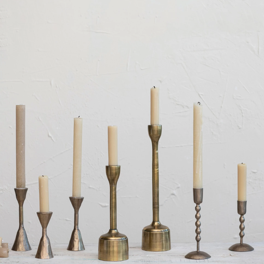 Hand Forged Iron Candleholder, Bowtie