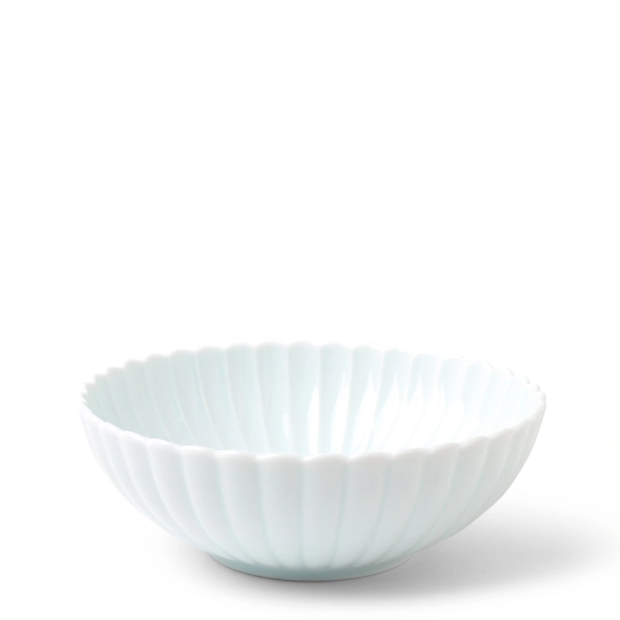 Kiku Celadon Shallow Bowl