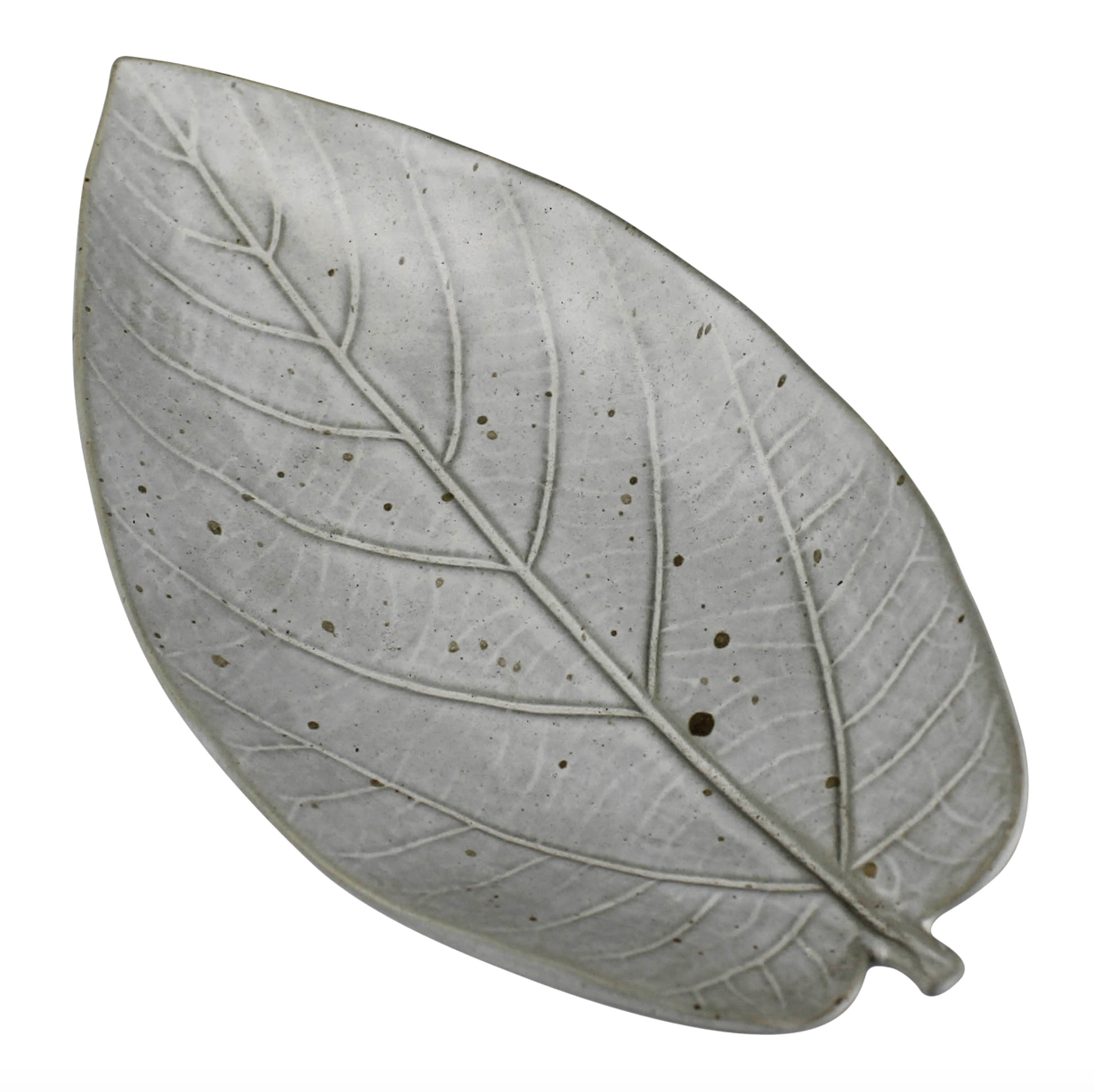 Laurel Leaf Ceramic Serving Plate