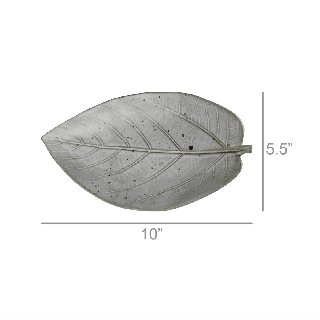 Laurel Leaf Ceramic Serving Plate