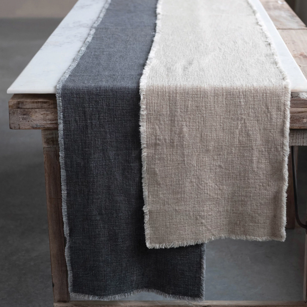 Linen Blend Table Runner