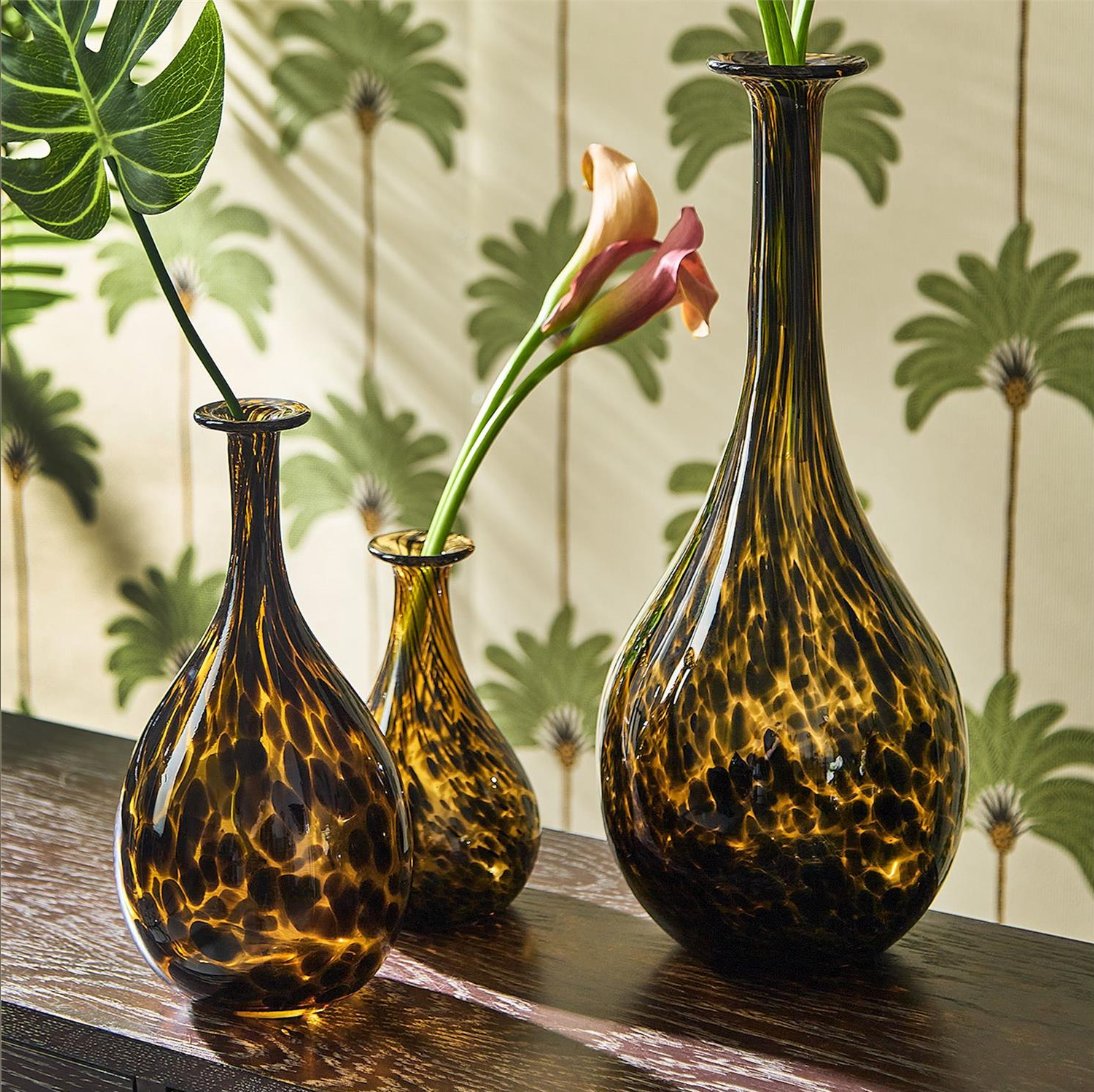 Long Neck Tortoise Print Vase
