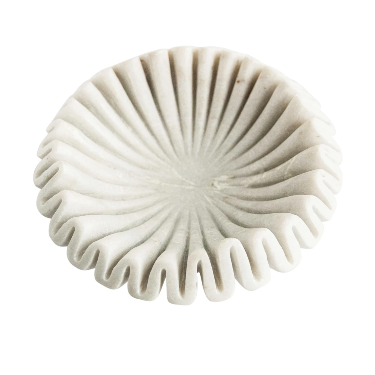 Marble Fluted Dish