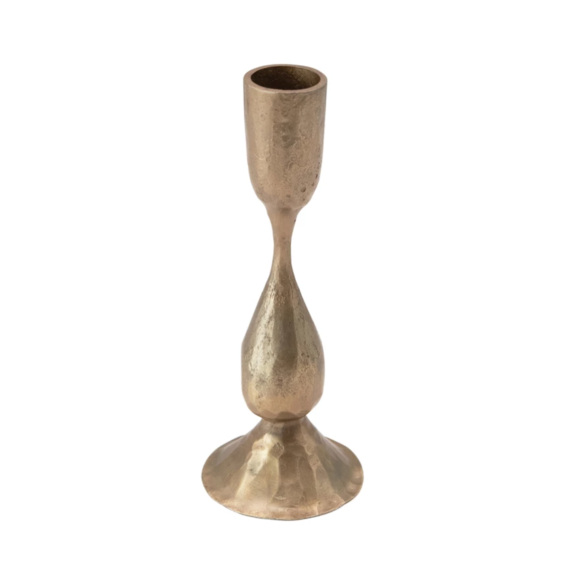 Hand Forged Metal Candleholder, Teardrop
