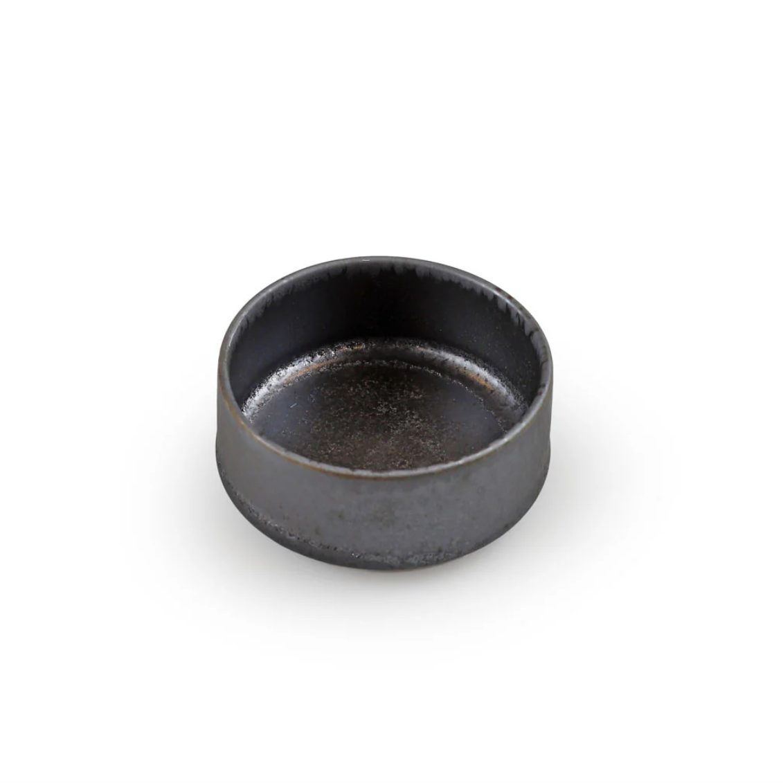 Metallic Black Sauce Bowl