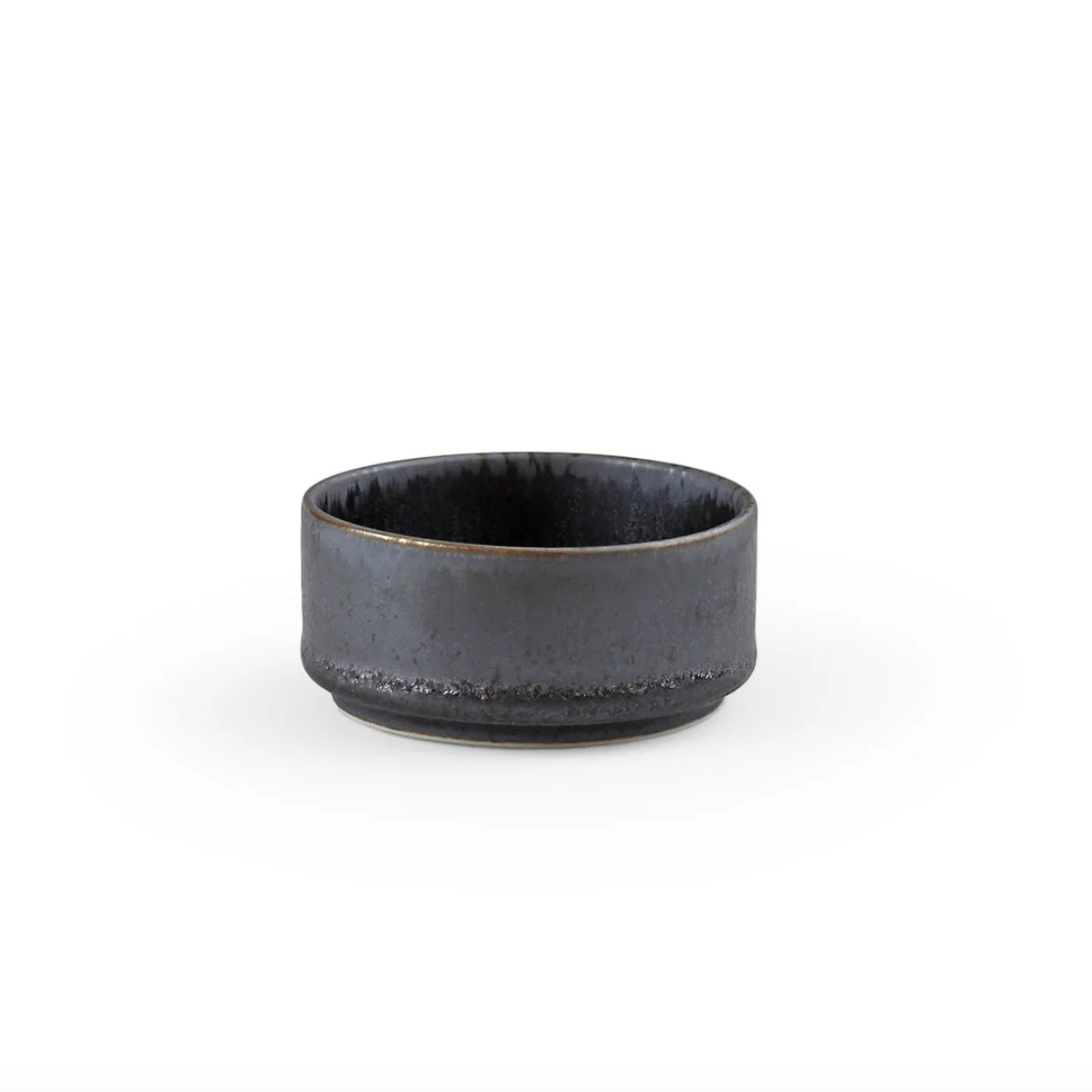 Metallic Black Sauce Bowl