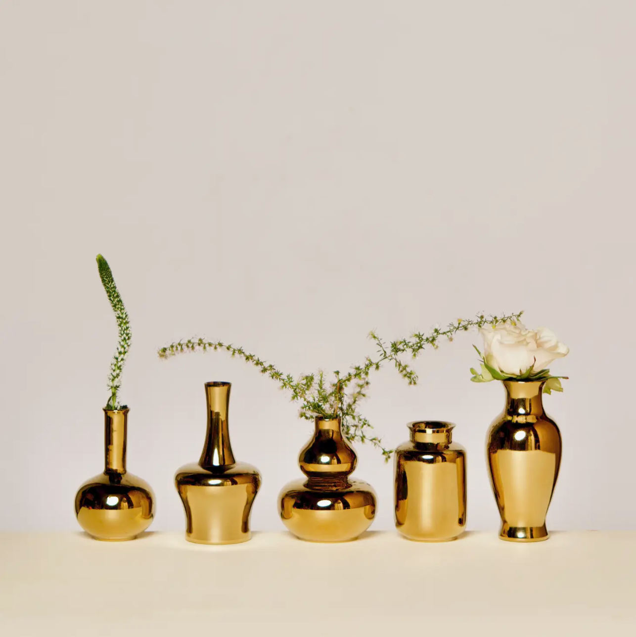 Pair selling Of GG Collection Gold Vases