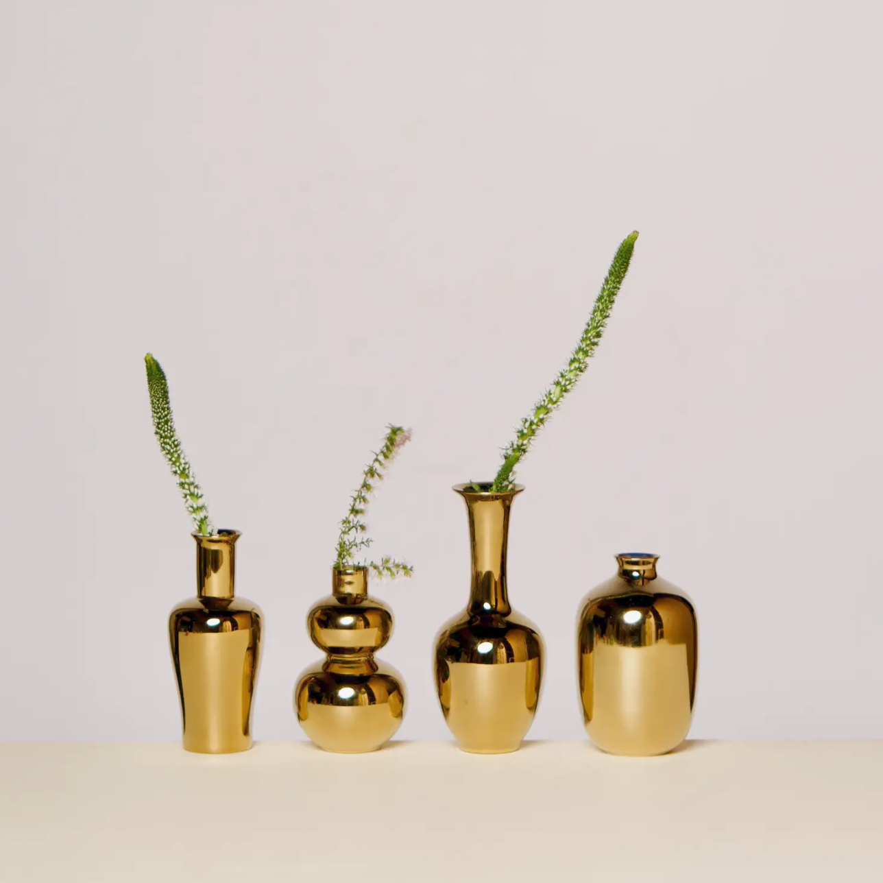 Mini Metallic Gold Vase