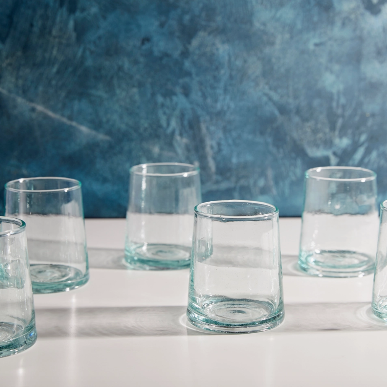 Clear Moroccan Cone Tumbler, Small