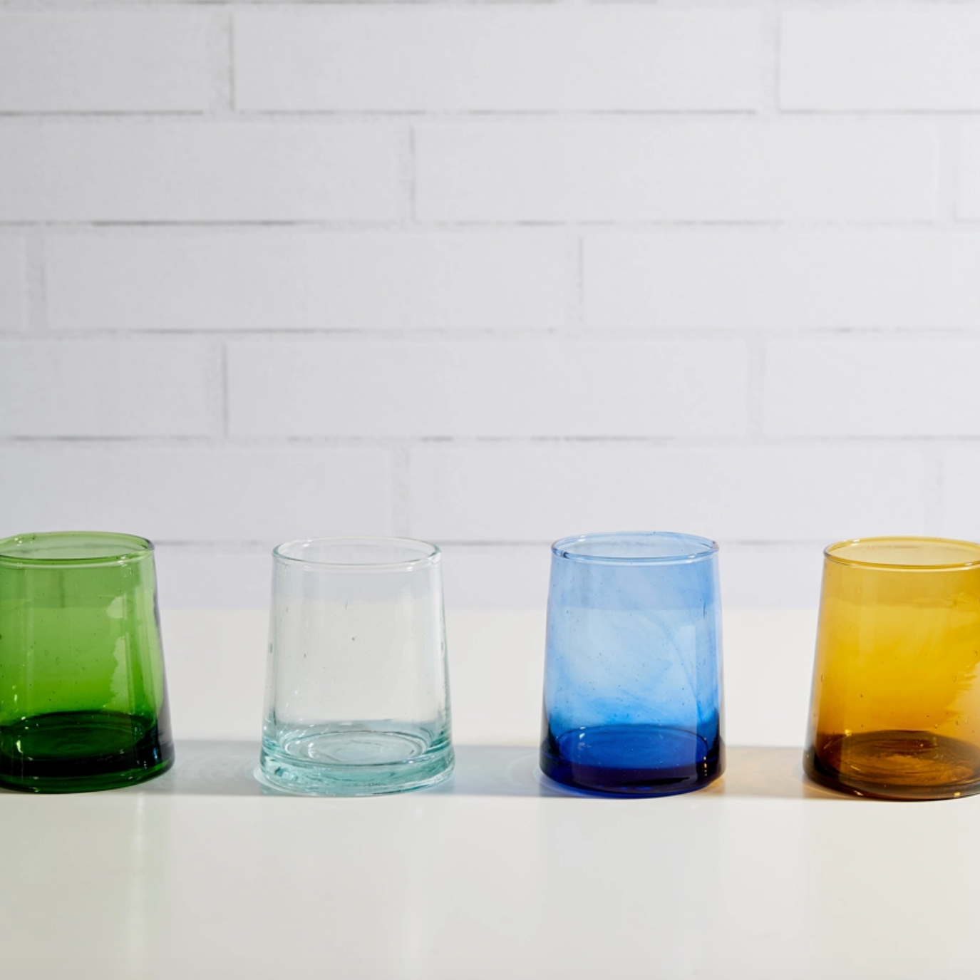Clear Moroccan Cone Tumbler, Small
