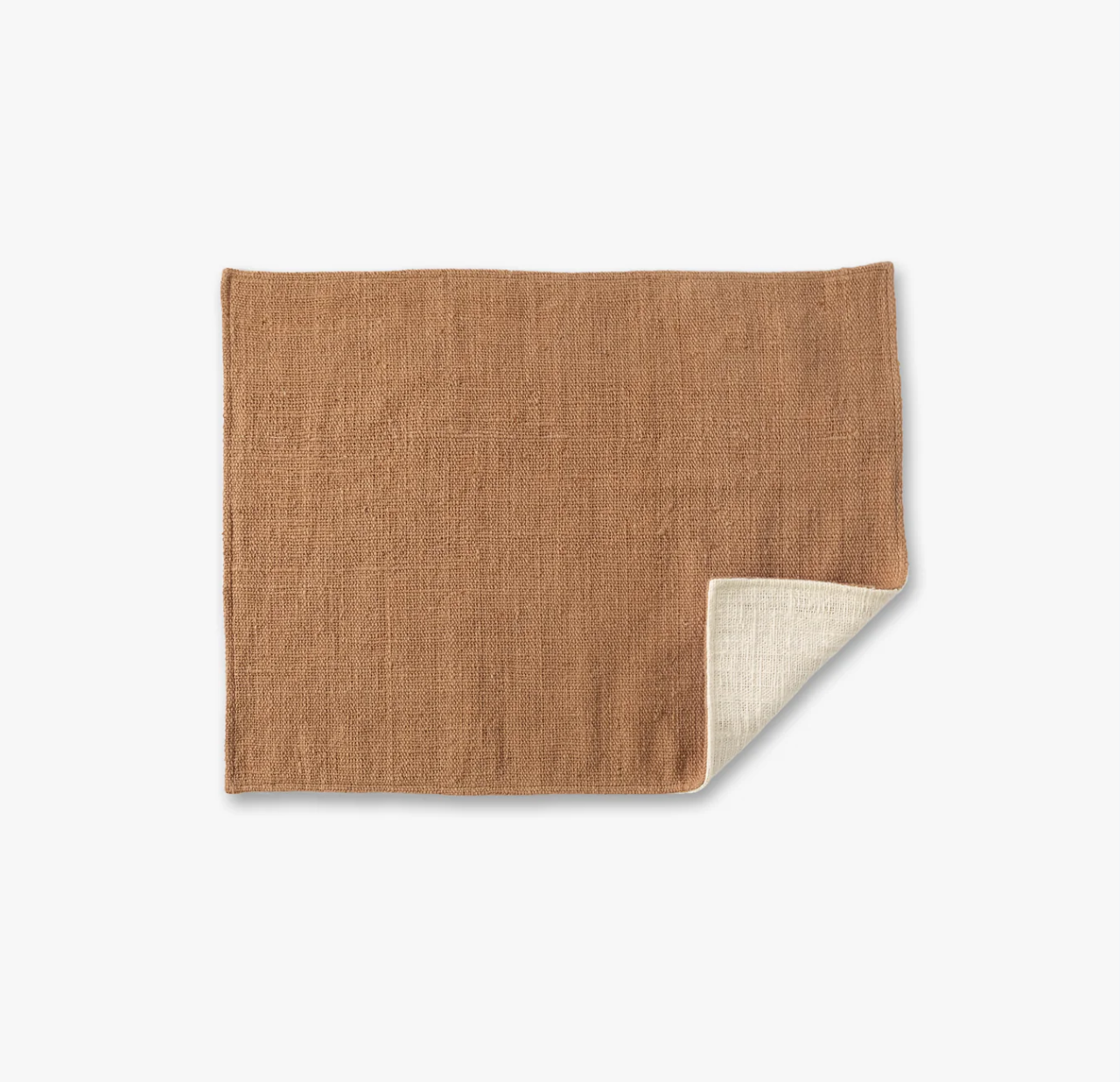 Natural Cotton Reversible Placemats, Set of 2