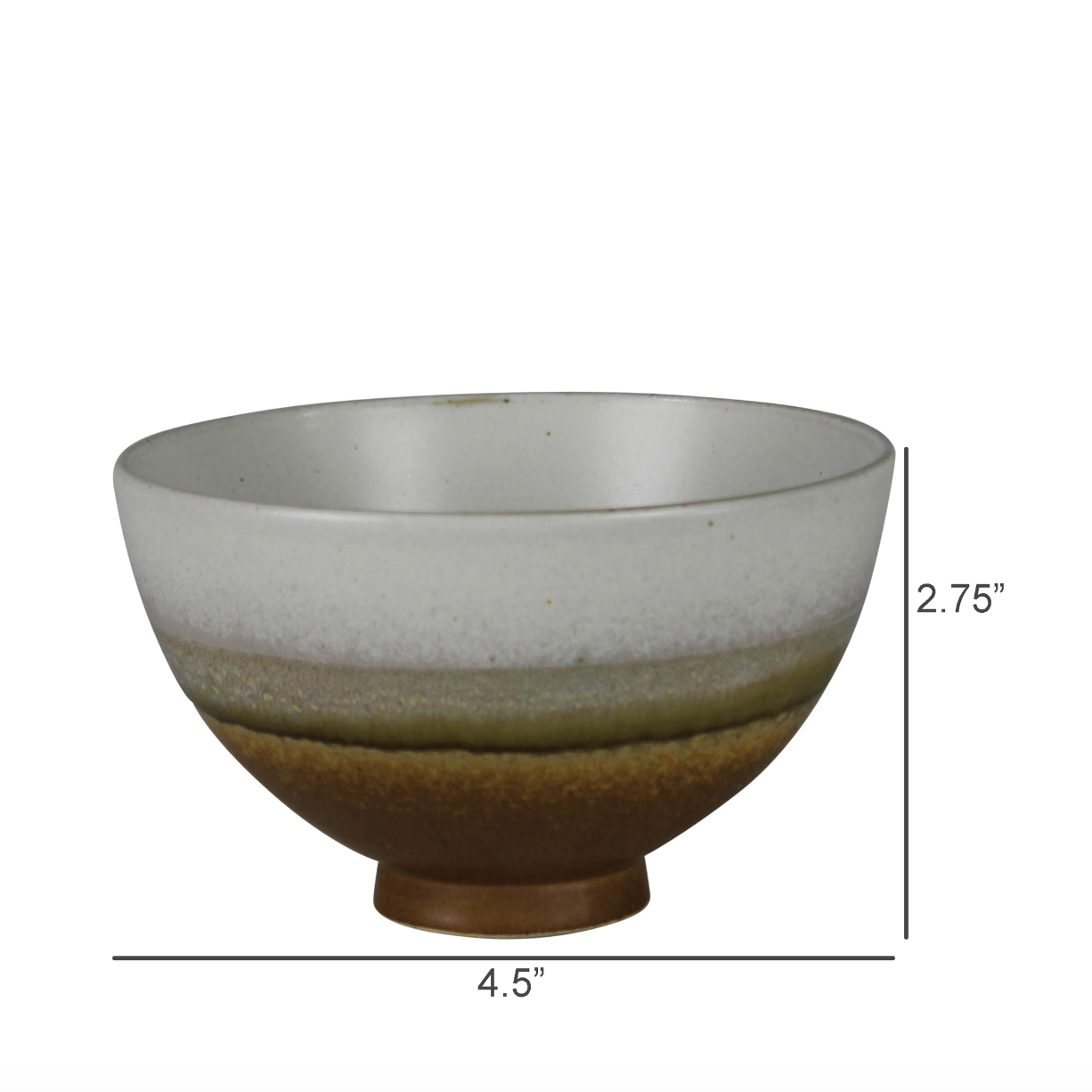Ochre Ceramic Rice Bowl