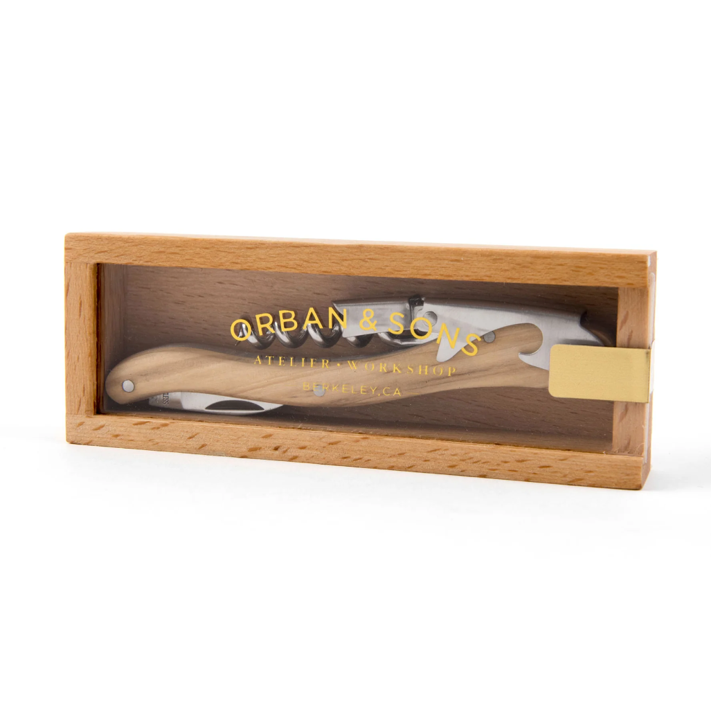 Olivewood Corkscrew by Orban & Sons