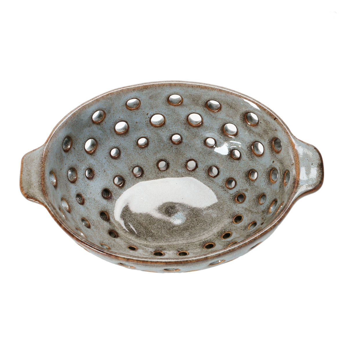 Stoneware Oval Berry Bowl
