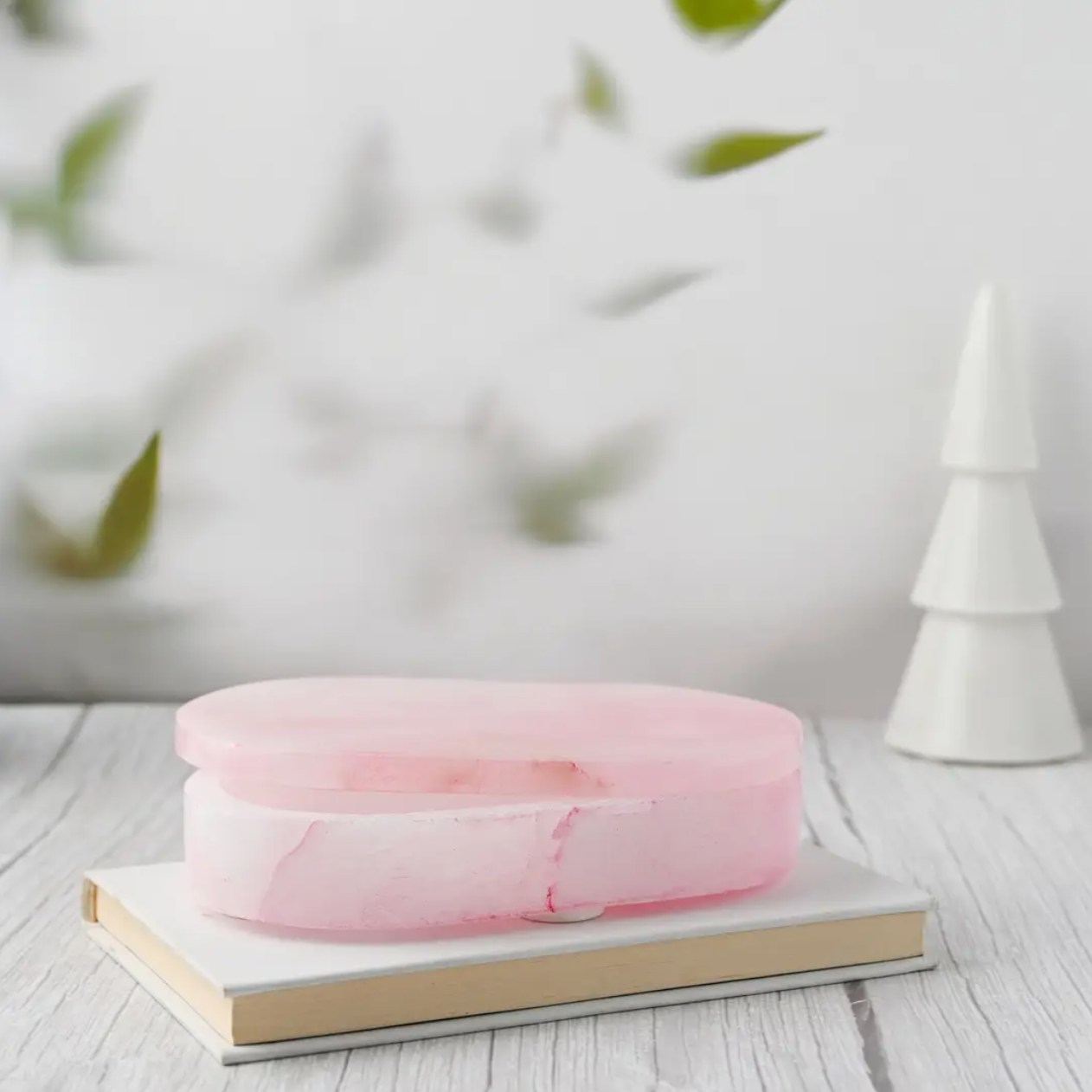 Pink Alabaster Oval Box