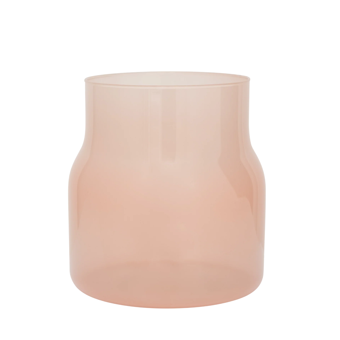 Pink Glass Tulip Vase