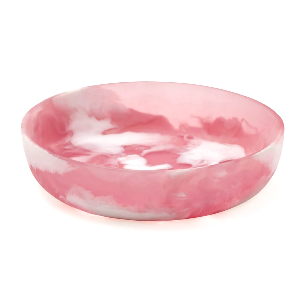 Resin Serving Bowl, Pink