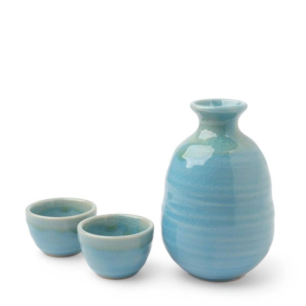 Powder Blue Sake Set