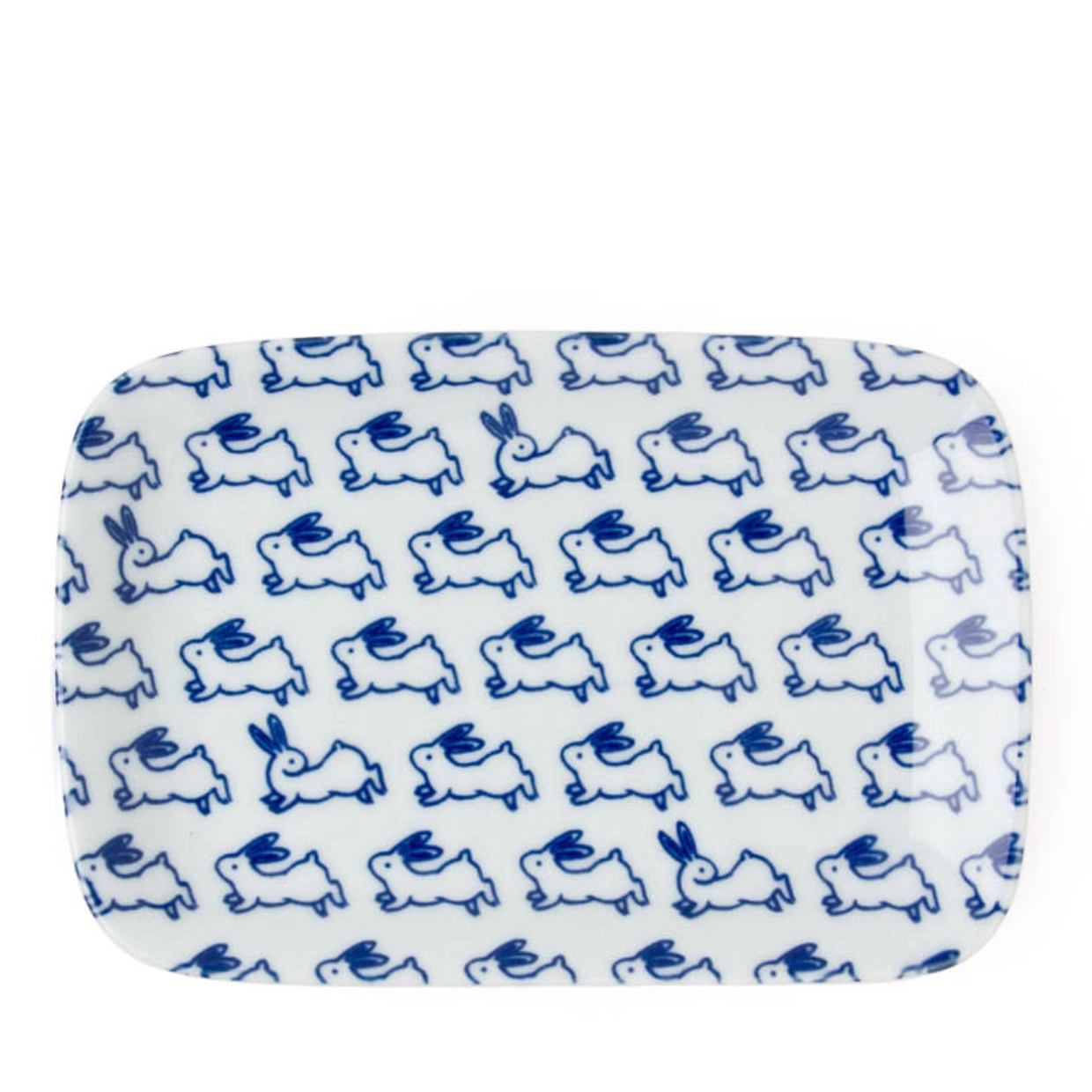 Rabbits Rectangle Plate