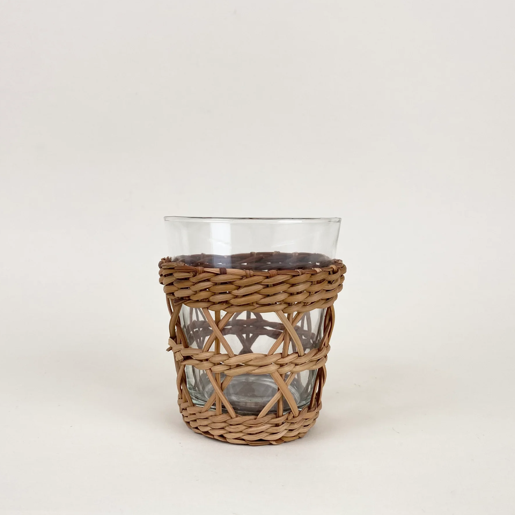 Rattan Wide Tumbler