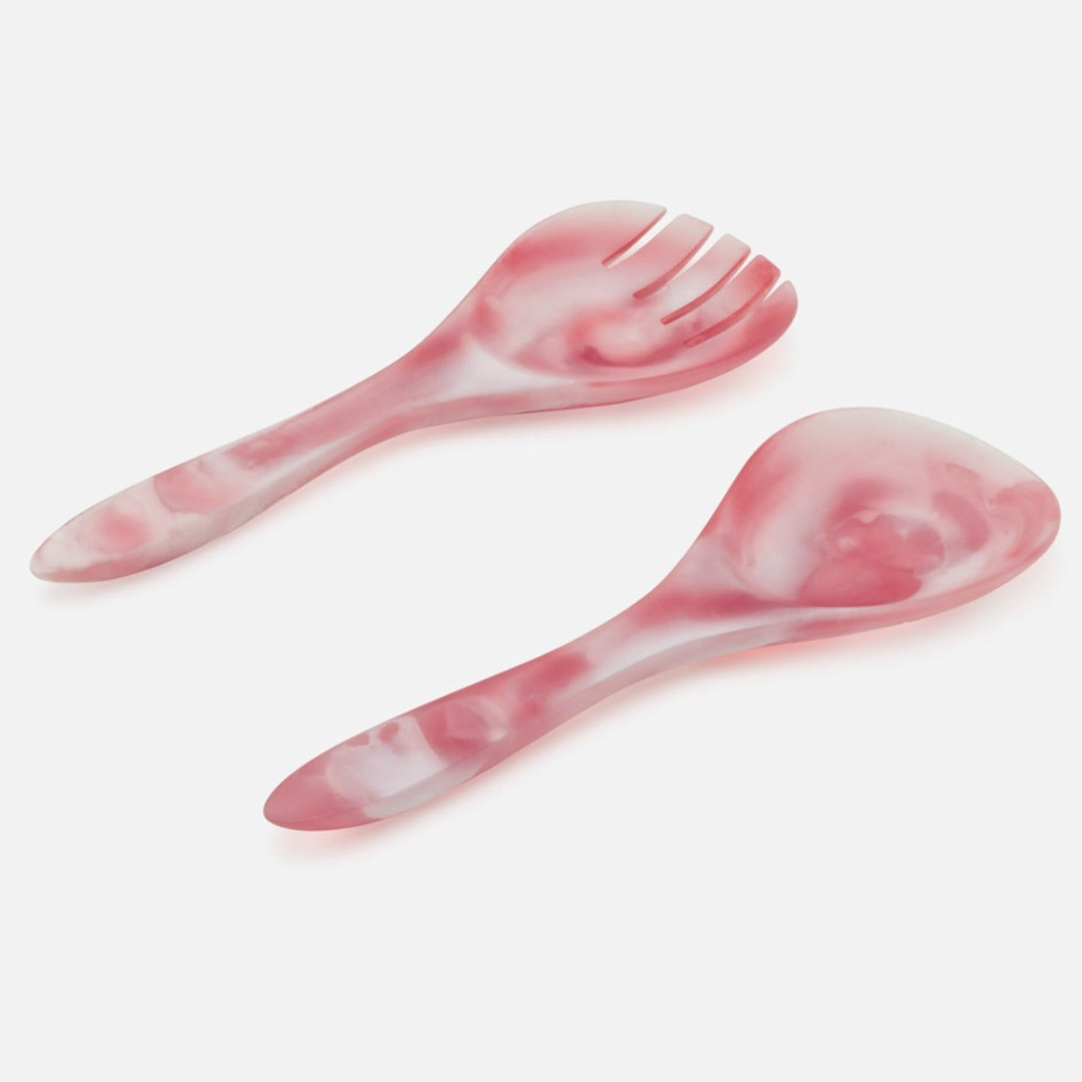 Pink Resin Servers, Set of 2