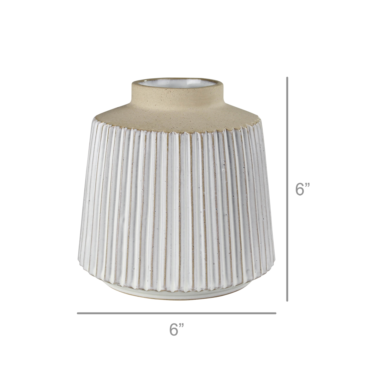 Ridged Vase