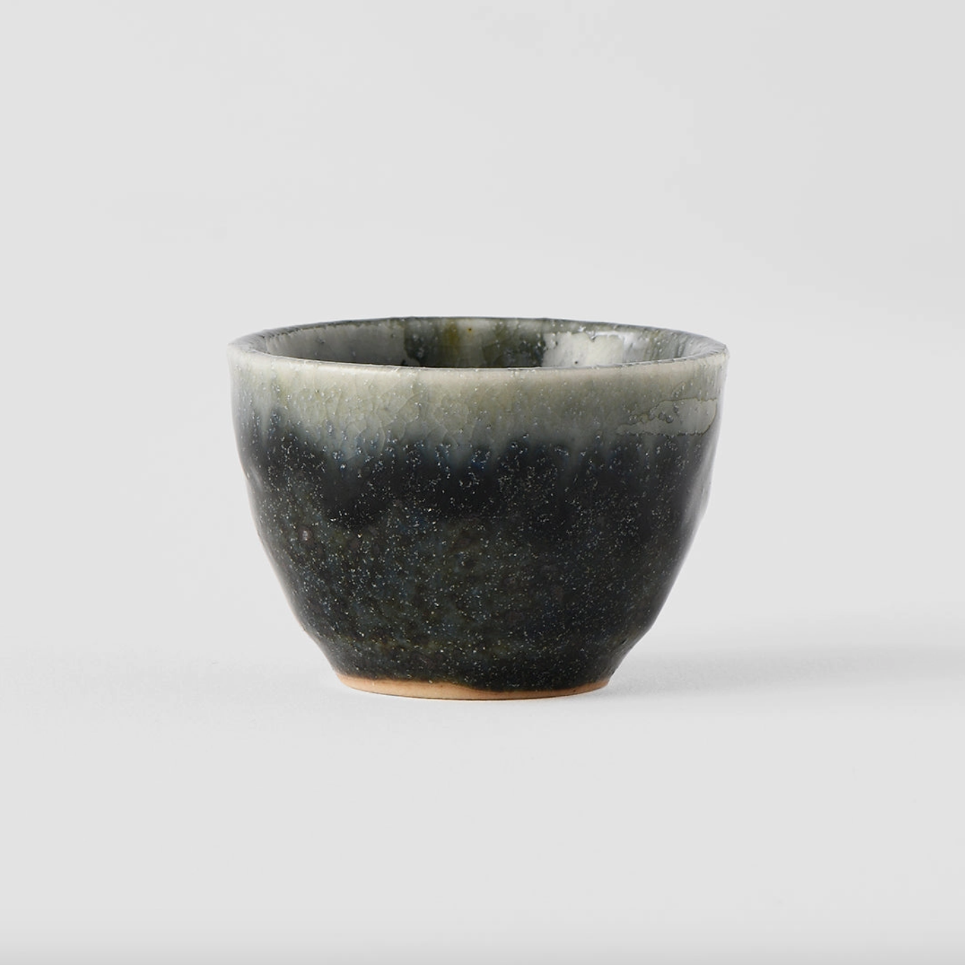 Sake Cup with Deep Blue Glaze, Set of 2