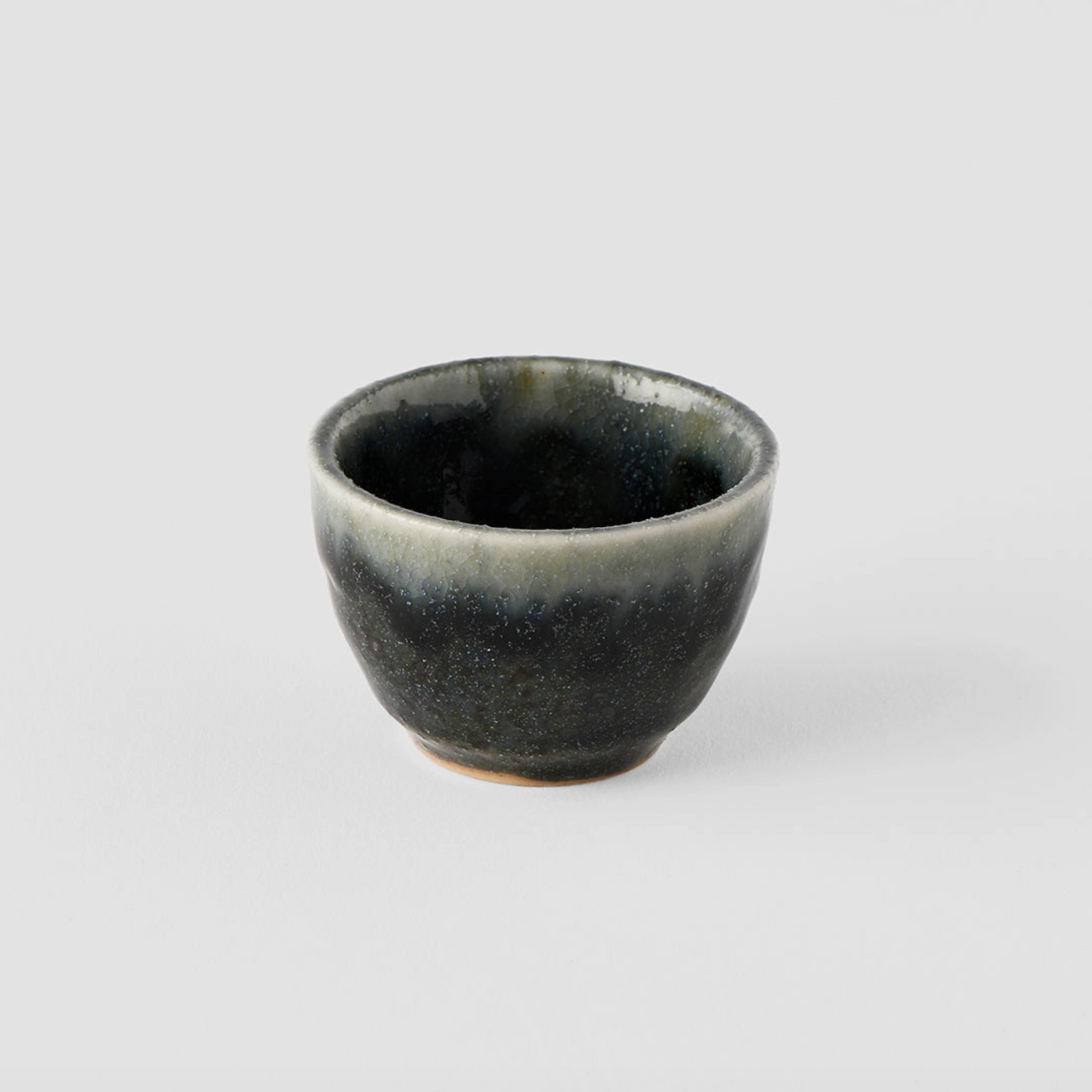 Sake Cup with Deep Blue Glaze, Set of 2