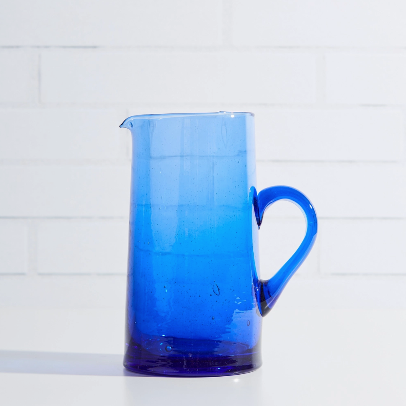 Moroccan Blue Cone Pitcher