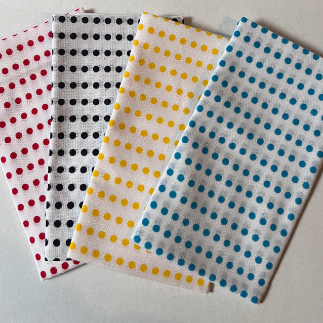 Polka Dotted Tenugui Towels
