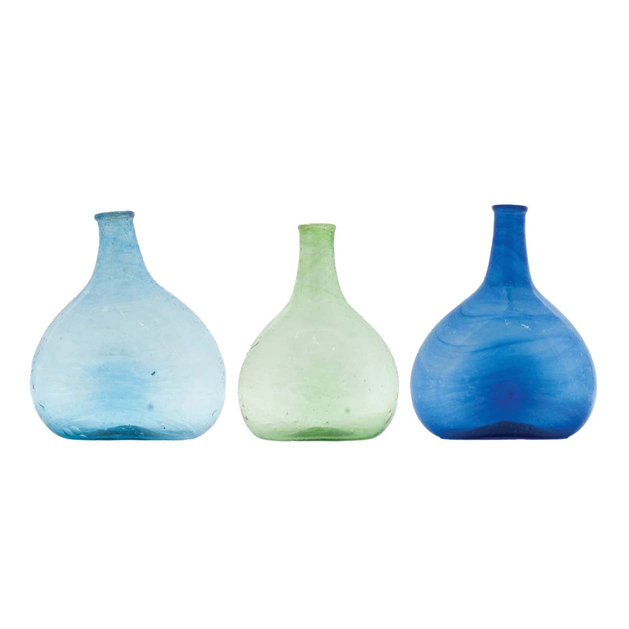 Hand Blown Seeded Glass Vase
