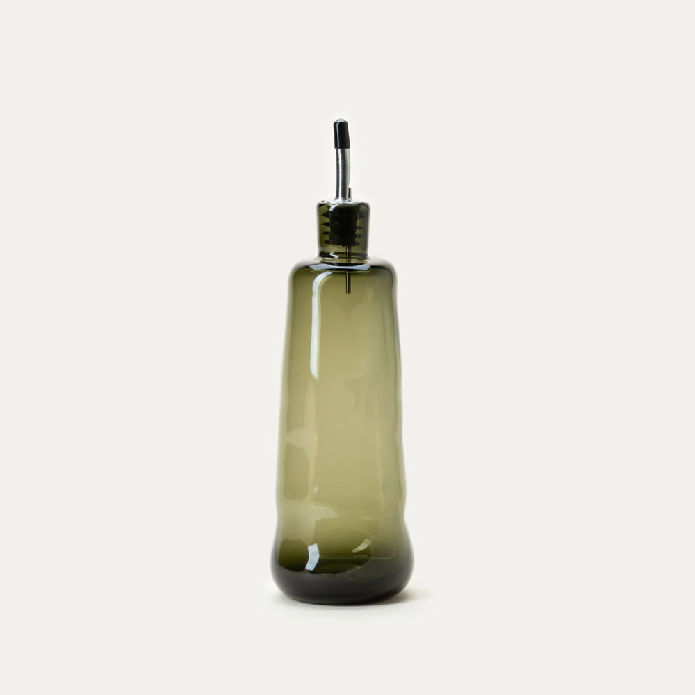 Oil & Vinegar Glass Cruet, Spruce