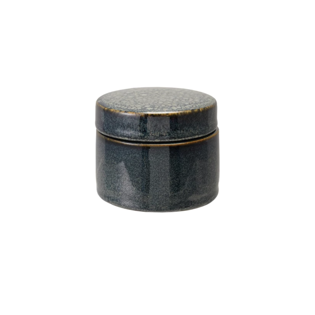 Stoneware Indigo Jar