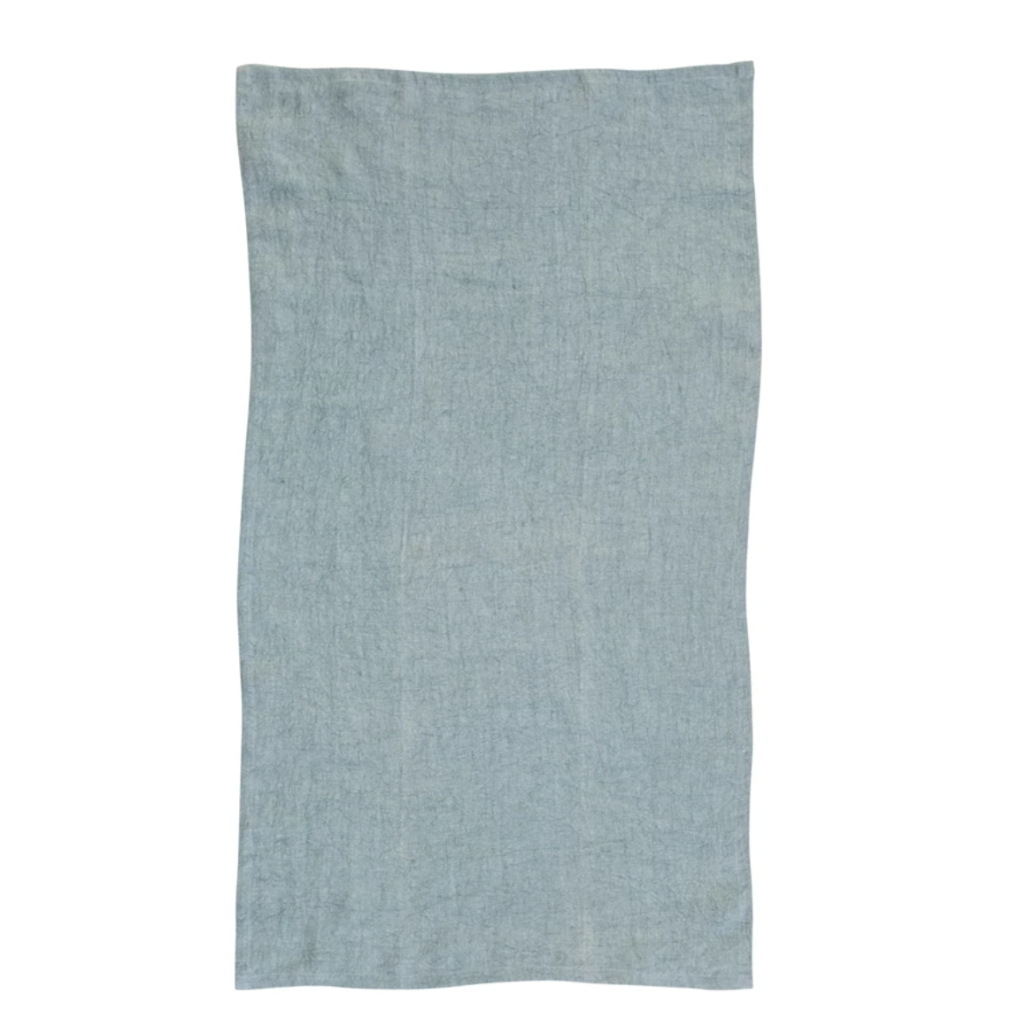 Mint Stonewashed Linen Tea Towel