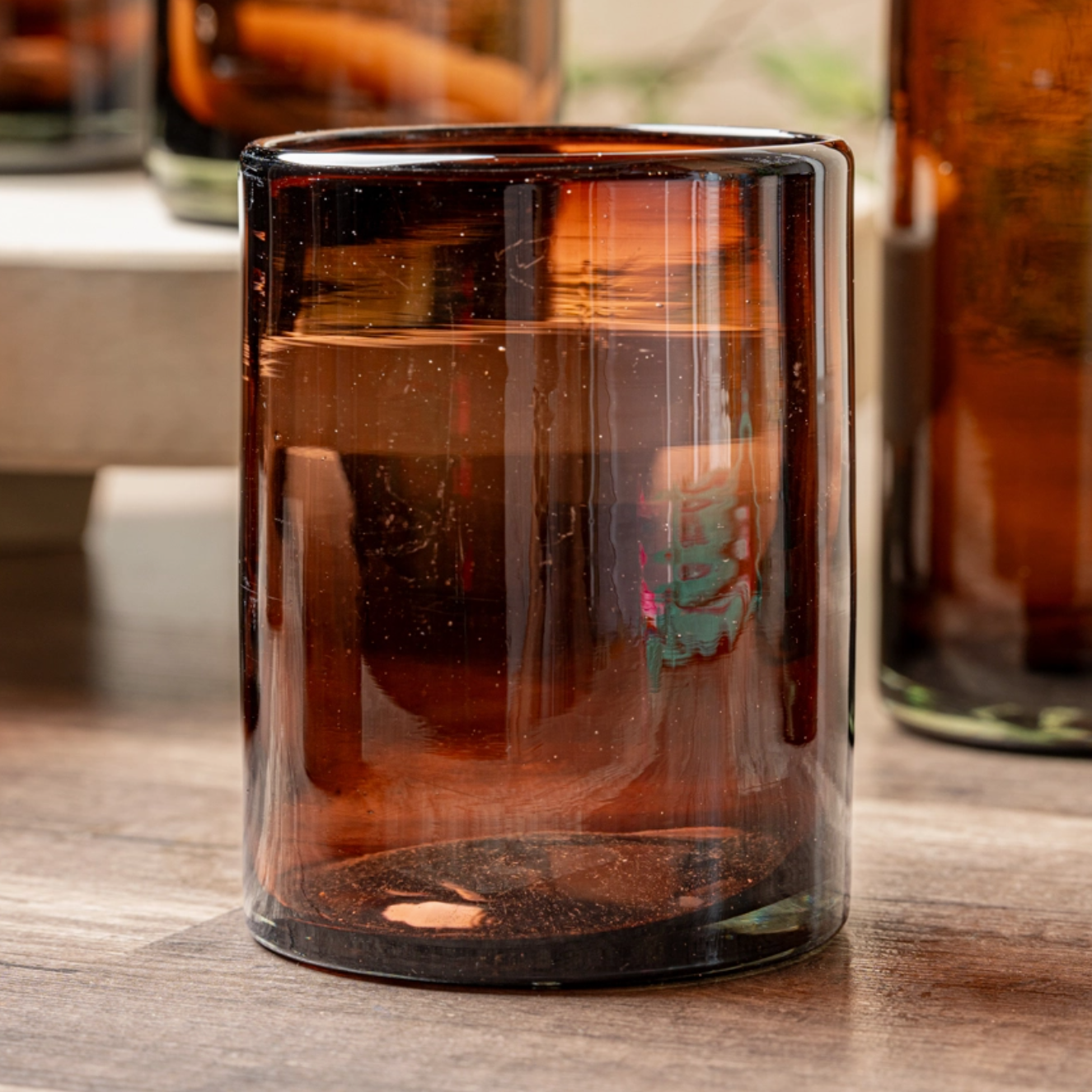 Handblown Tamarind Tumbler