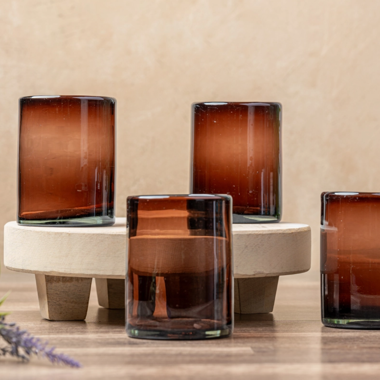 Handblown Tamarind Tumbler