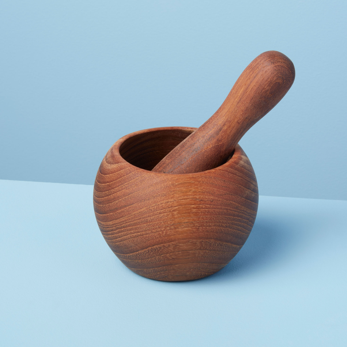 Teak Mortar & Pestle