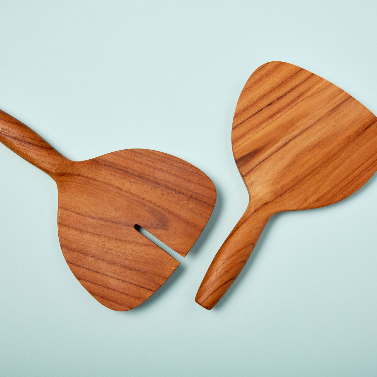 Teak Paddle Serving Set