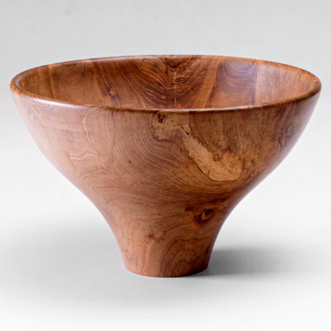 Teak Pedestal Bowl