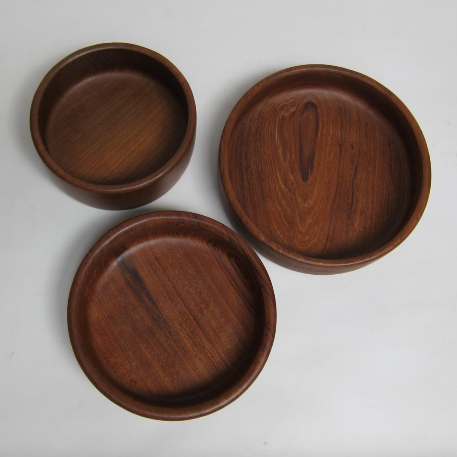 Teak Shallow Bowl