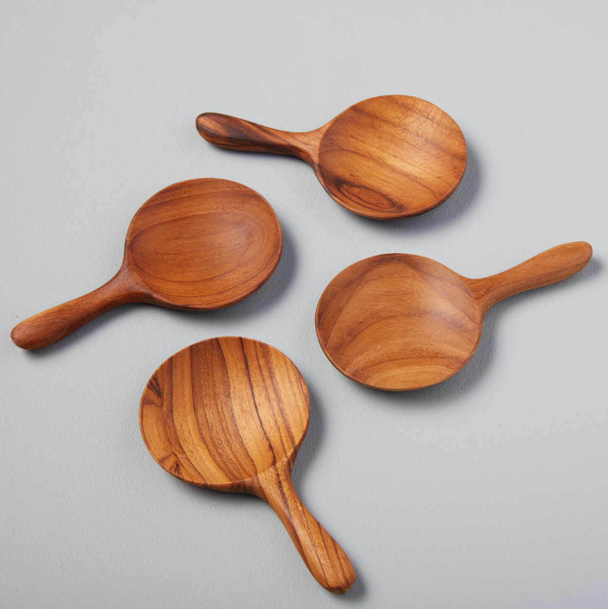 Teak Round Spoon, Small