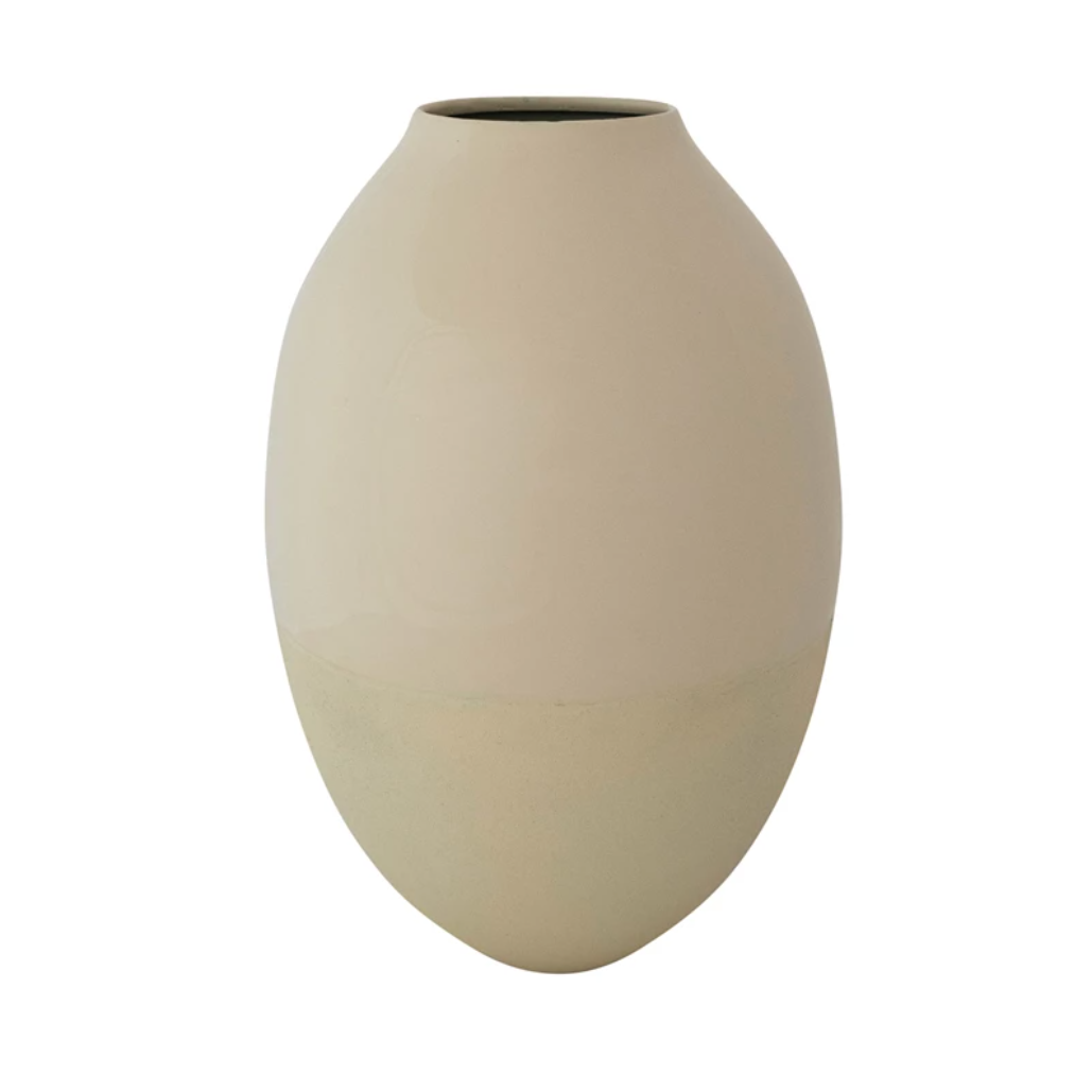 Textured Metal Vase