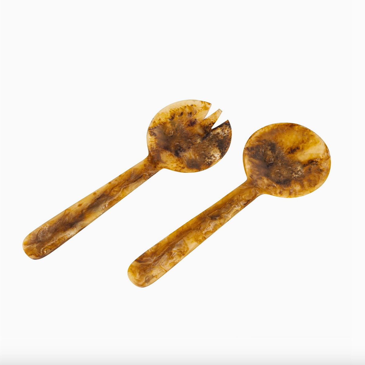 Tortoiseshell Salad Servers