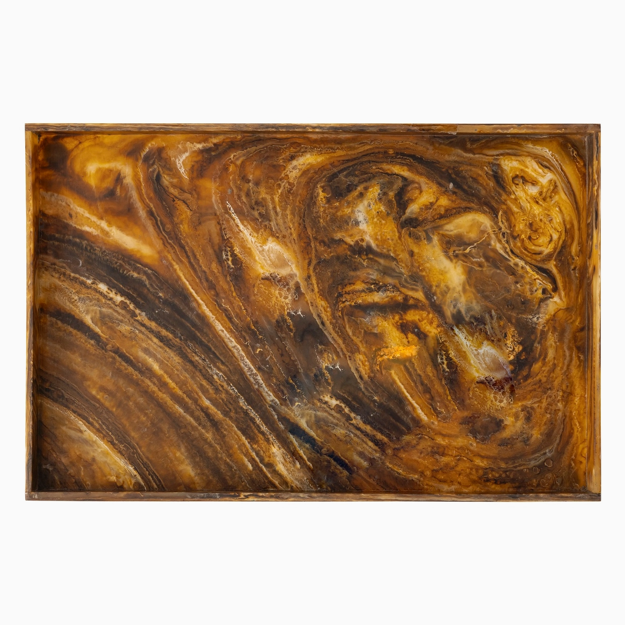 Tortoiseshell Rectangular Tray