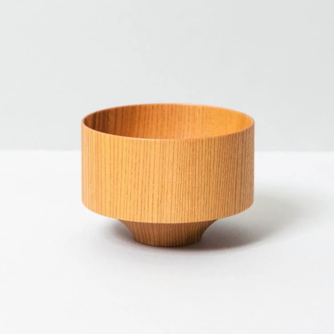 Tsumugi Tsubo Wooden Bowl, Natural