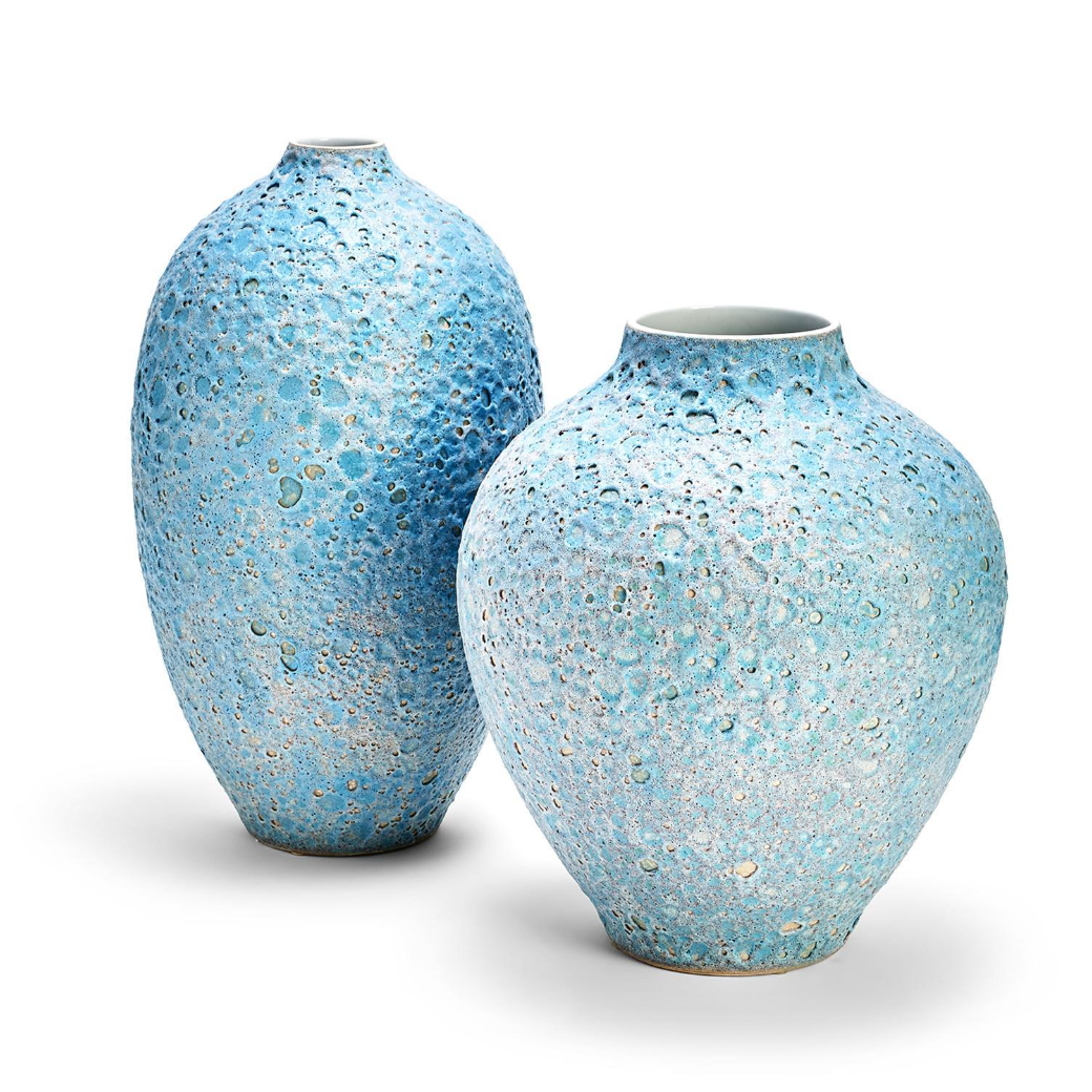 Turquoise Textured Vase