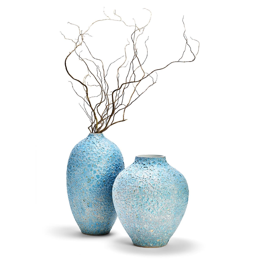 Turquoise Textured Vase